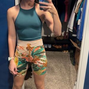 Lululemon Wunder Train High Neck Cross-Neck Back Cropped Tank